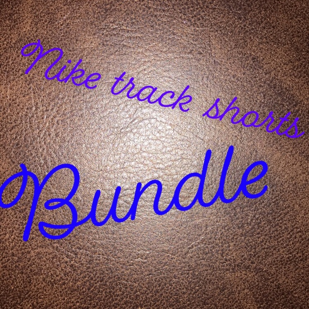 Nike track shorts bundle